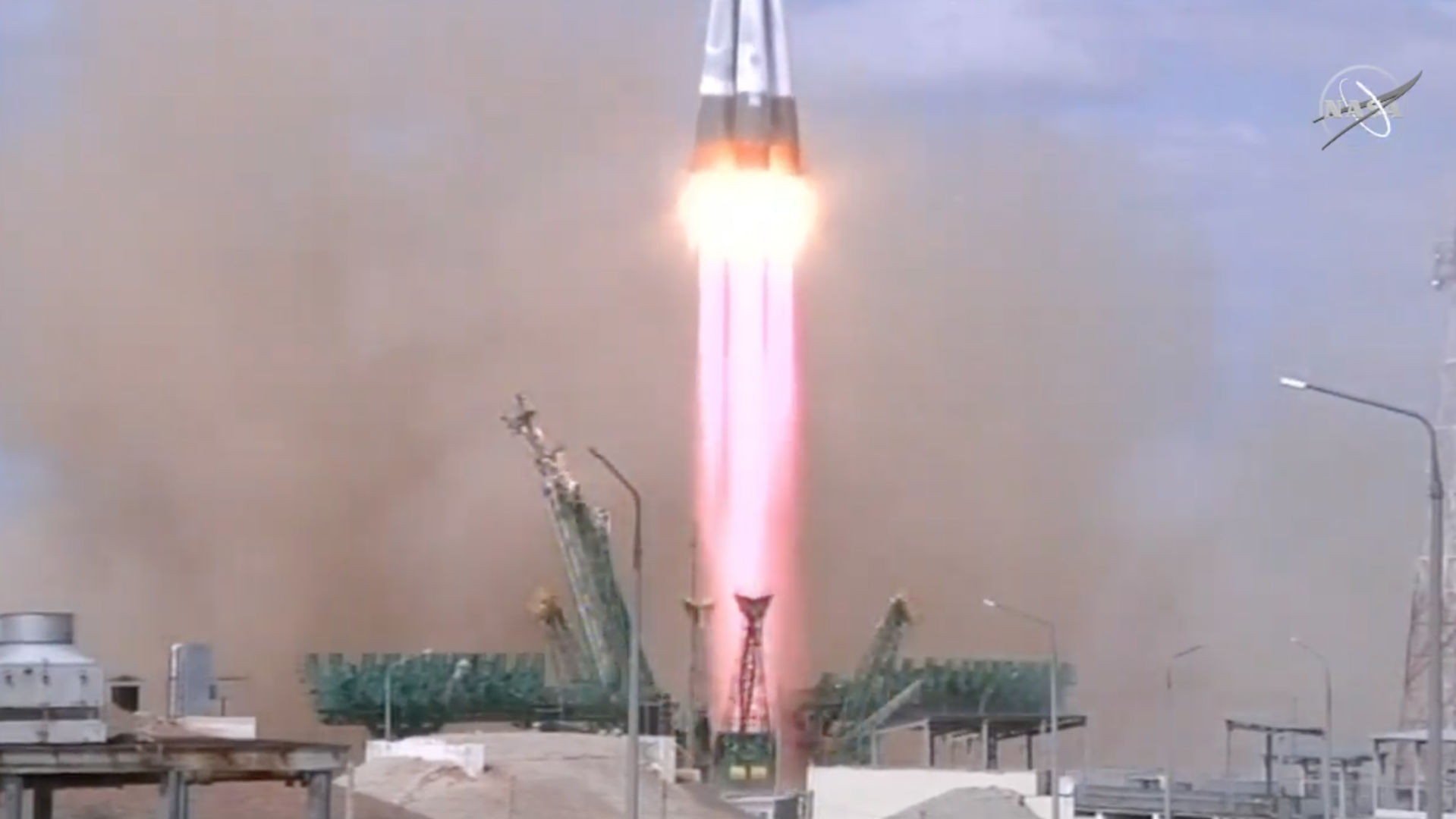 Health protocols are the norm for astronauts launching to space station during pandemic